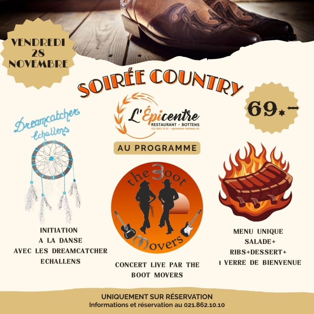 soirée country (Publication Instagram)